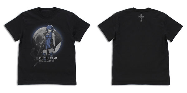 COSPA Tsukihime -A piece of blue glass moon- 7th Member of the Burial Agency Ciel T-shirt /BLACK-XL