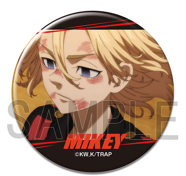 License Agent TV Anime "Tokyo Revengers" Tin Badge Ver.4 Design 04 (Manjiro Sano /B) รูปภาพ 1