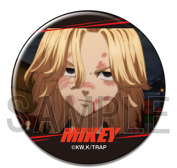 License Agent TV Anime "Tokyo Revengers" Tin Badge Ver.4 Design 05 (Manjiro Sano /C) Bild 1