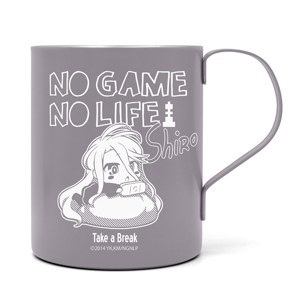 COSPA No Game No Life "Shiro" to Hitoiki 2-Layer Stainless Steel Mug (Painted)