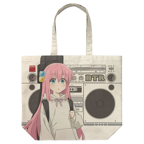 COSPA Anime "BOCCHI THE ROCK!" New Illustration Hitori Gotoh Full Graphic Large Tote Bag Street Fashion Ver./NATURAL