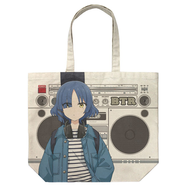 COSPA Anime "BOCCHI THE ROCK!" New Illustration Ryo Yamada Full Graphic Large Tote Bag Street Fashion Ver. /NATURAL gambar 1