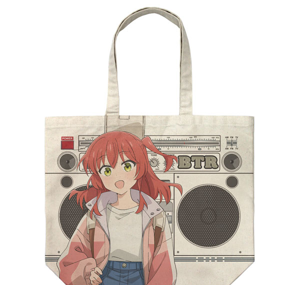 COSPA Anime "BOCCHI THE ROCK!" New Illustration Ikuyo Kita Full Graphic Large Tote Bag Street Fashion Ver. /NATURAL Bild 1