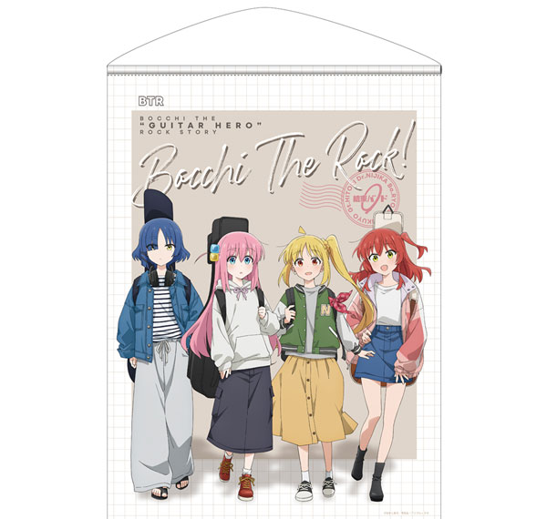 COSPA Anime "BOCCHI THE ROCK!" New Illustration Kessoku Band B2 Wall Scroll Street Fashion Ver. รูปภาพ 1