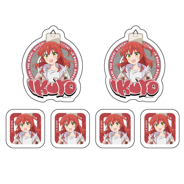 COSPA Anime "BOCCHI THE ROCK!" New Illustration Ikuyo Kita Mini Sticker Set Street Fashion Ver.
