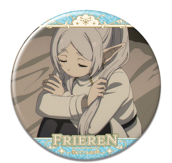 License Agent TV Anime "Frieren: Beyond Journey's End" Tin Badge Ver.2 Design 02 (Frieren /B) image 1