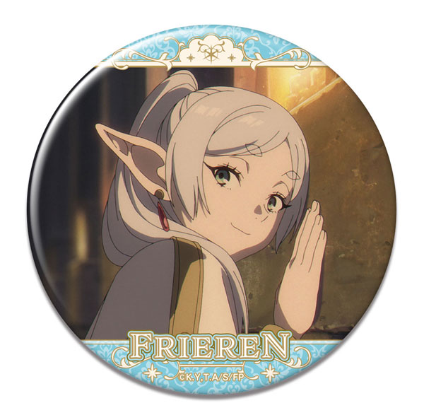 License Agent TV Anime "Frieren: Beyond Journey's End" Tin Badge Ver.2 Design 14 (Frieren /N) imagen 1