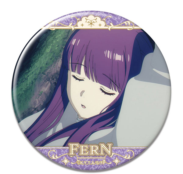 License Agent TV Anime "Frieren: Beyond Journey's End" Tin Badge Ver.2 Design 19 (Fern /B) Bild 1