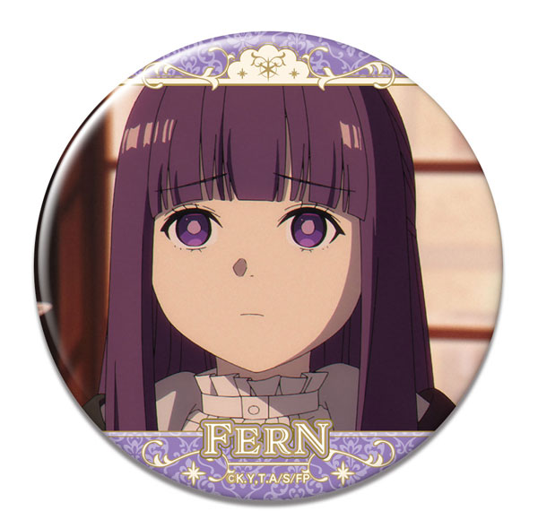 License Agent TV Anime "Frieren: Beyond Journey's End" Tin Badge Ver.2 Design 22 (Fern /E) Bild 1