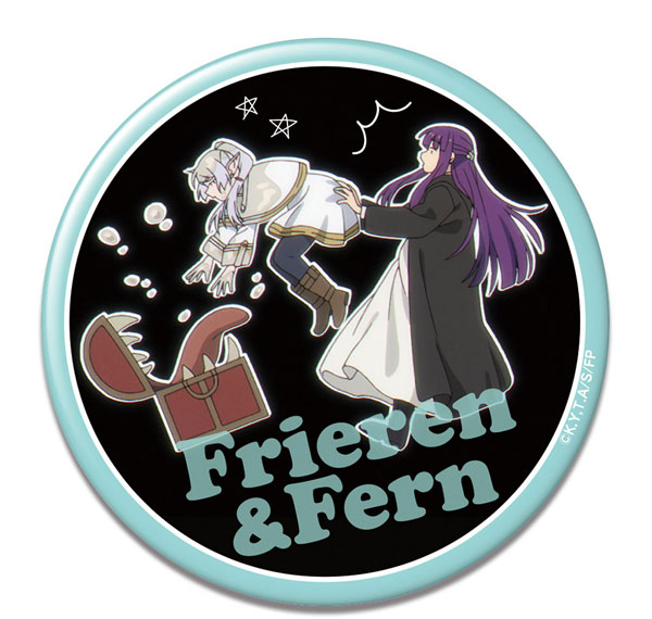 License Agent TV Anime "Frieren: Beyond Journey's End" Tin Badge Ver.2 Design 39 (Frieren & Fern /C) รูปภาพ 1