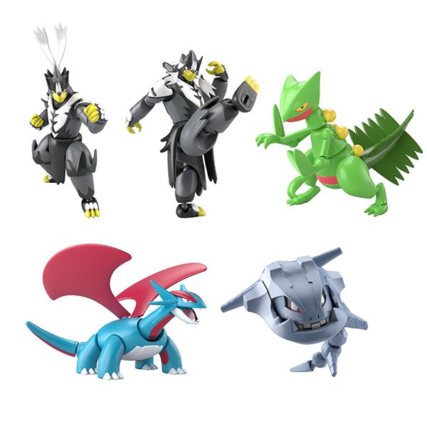 Bandai SHODO Pokemon 5 All 6Type Set