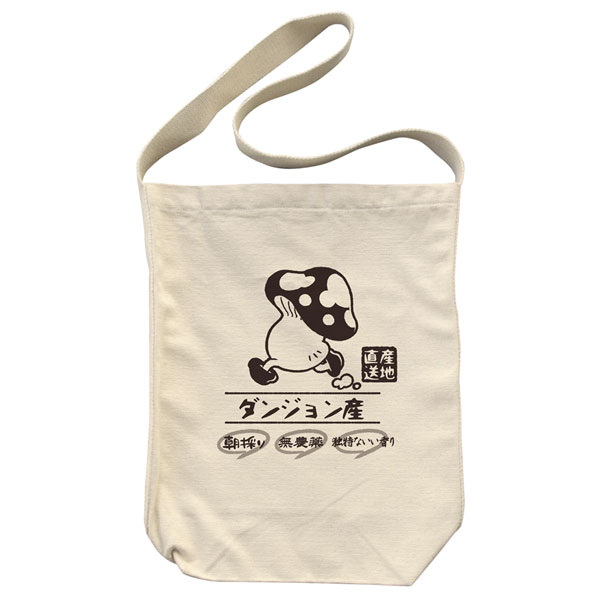 COSPA Delicious in Dungeon Walking Mushroom Shoulder Tote Bag /NATURAL gambar 1