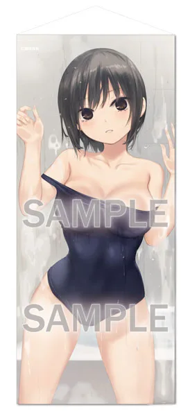 Brendream Coffee Kizoku Irregular Size Wall Scroll BATH Roman -School Swimsuit Aoyama-san- 图片 1