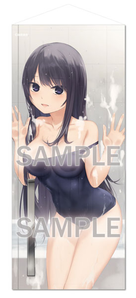 Brendream Coffee Kizoku Irregular Size Wall Scroll BATH Roman -School Swimsuit Shiramine-san-