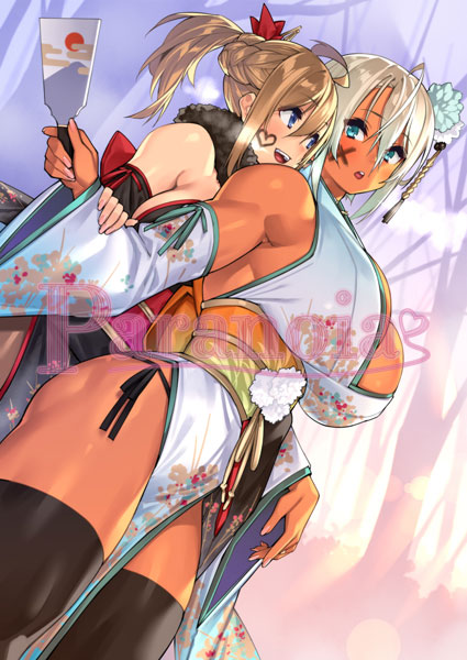 paranoia 23 Original Heroine "Sera & Ursula Happy New Year ver." B2 Wall Scroll