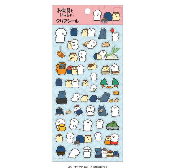 Ensky Obungu to Issho Clear Sticker (3) รูปภาพ 1