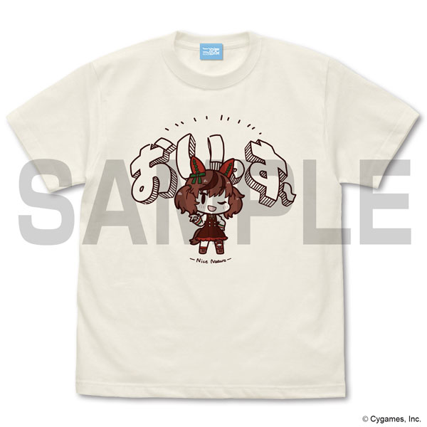 COSPA Umamusume Pretty Derby Nice Nature Oissu- T-shirt /VANILLA WHITE-XL
