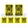COSPA Attack on Titan Caution: Abnormal Titan Mini Sticker Set Bild 2