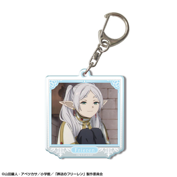 License Agent TV Anime "Frieren: Beyond Journey's End" Acrylic Keychain Ver.2 Design 03 (Frieren /C)