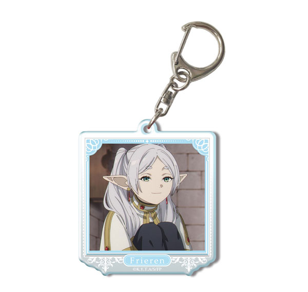 License Agent TV Anime "Frieren: Beyond Journey's End" Acrylic Keychain Ver.2 Design 03 (Frieren /C) รูปภาพ 1