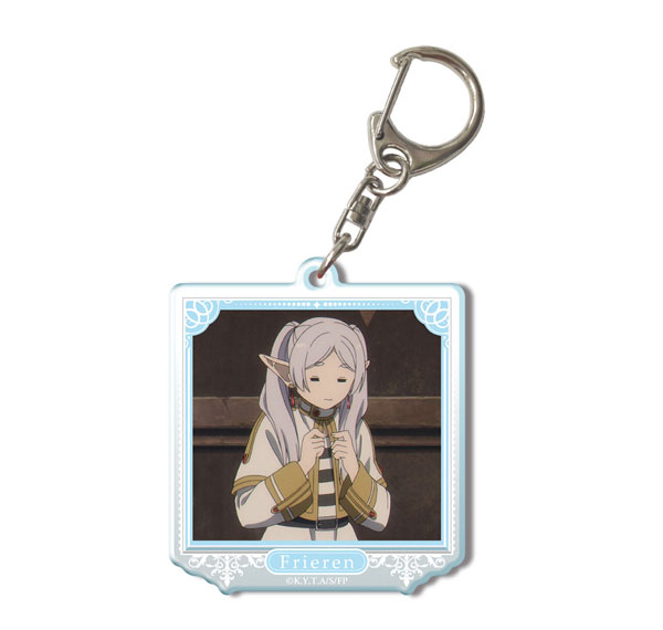 License Agent TV Anime "Frieren: Beyond Journey's End" Acrylic Keychain Ver.2 Design 06 (Frieren /F) Bild 1