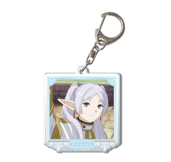 License Agent TV Anime "Frieren: Beyond Journey's End" Acrylic Keychain Ver.2 Design 12 (Frieren /L) Bild 1