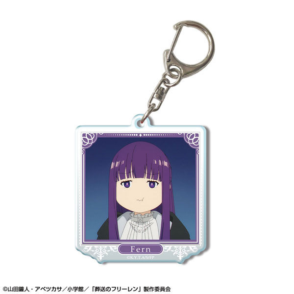 License Agent TV Anime "Frieren: Beyond Journey's End" Acrylic Keychain Ver.2 Design 13 (Fern /A) รูปภาพ 1