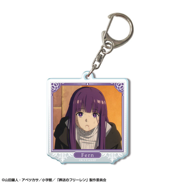 License Agent TV Anime "Frieren: Beyond Journey's End" Acrylic Keychain Ver.2 Design 14 (Fern /B) imagen 1