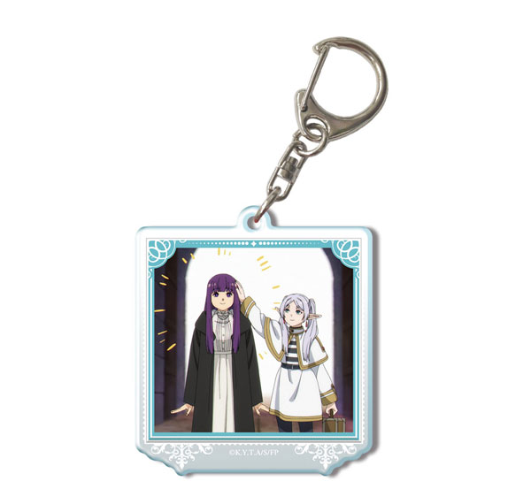 License Agent TV Anime "Frieren: Beyond Journey's End" Acrylic Keychain Ver.2 Design 30 (Frieren & Fern /A) รูปภาพ 1