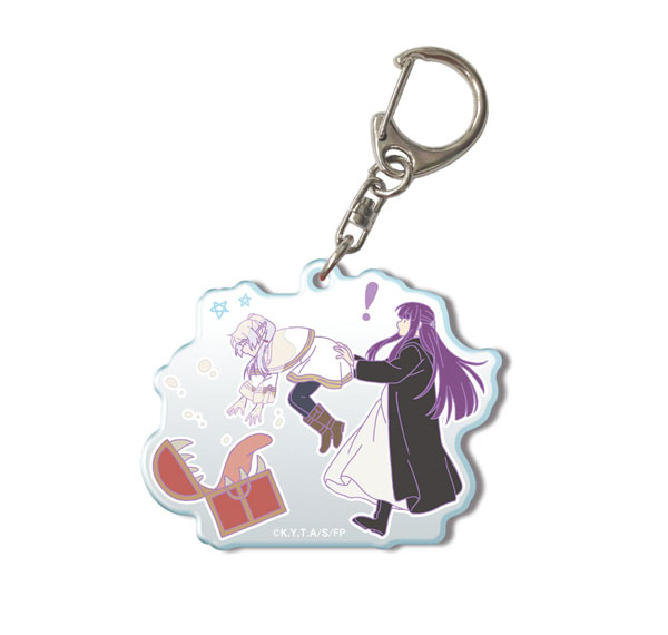 License Agent TV Anime "Frieren: Beyond Journey's End" Acrylic Keychain Ver.2 Design 31 (Frieren & Fern /B) รูปภาพ 1