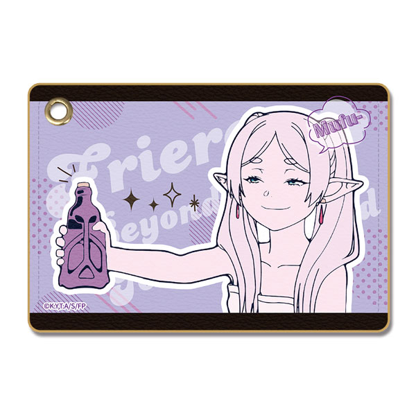 License Agent TV Anime "Frieren: Beyond Journey's End" Leather Pass Case Ver.2 Design 02 (Frieren /B)