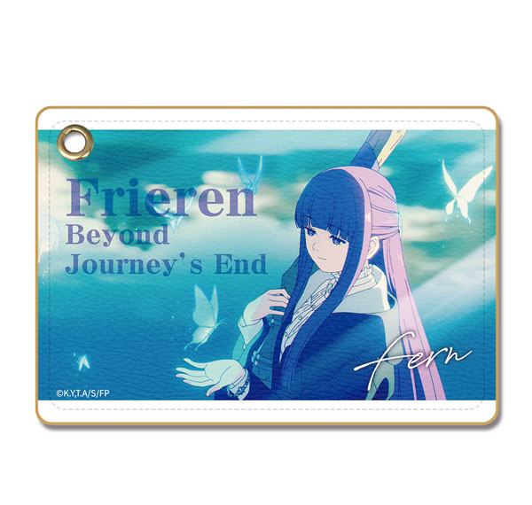 License Agent TV Anime "Frieren: Beyond Journey's End" Leather Pass Case Ver.2 Design 05 (Fern) Bild 1
