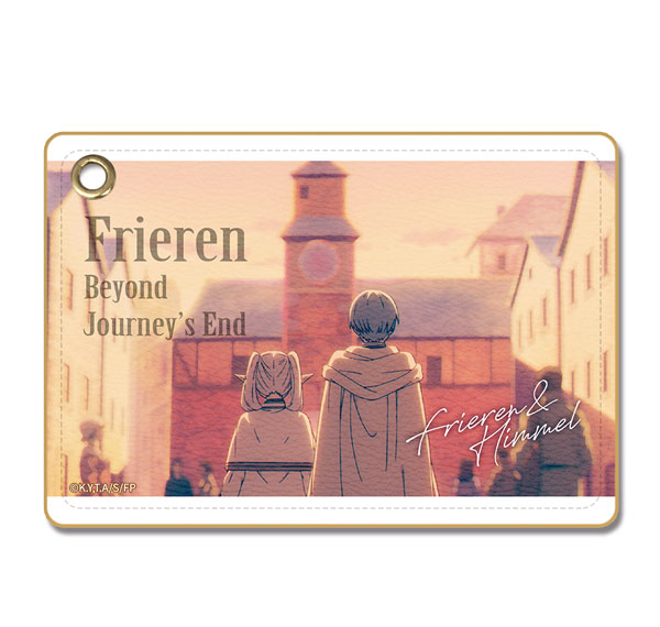 License Agent TV Anime "Frieren: Beyond Journey's End" Leather Pass Case Ver.2 Design 07 (Frieren & Himmel /A) Bild 1