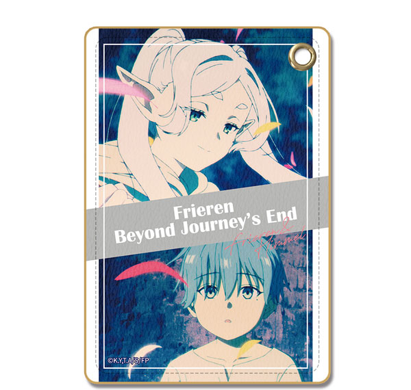 License Agent TV Anime "Frieren: Beyond Journey's End" Leather Pass Case Ver.2 Design 08 (Frieren & Himmel /B) รูปภาพ 1