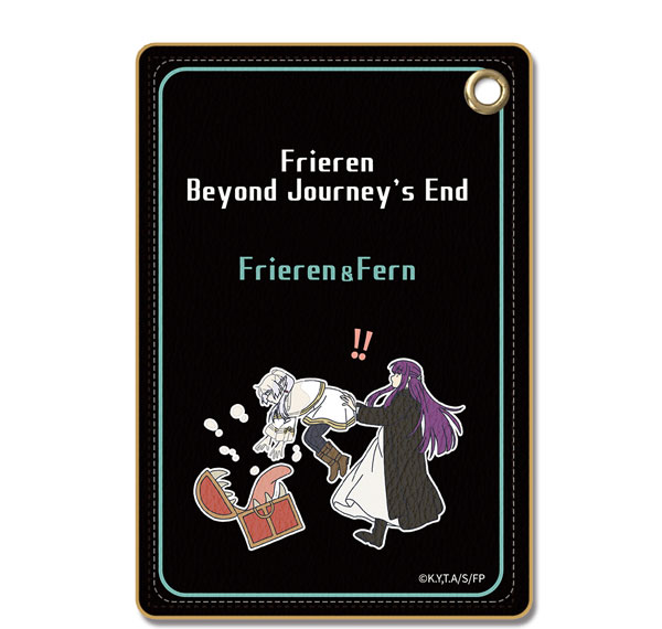 License Agent TV Anime "Frieren: Beyond Journey's End" Leather Pass Case Ver.2 Design 09 (Frieren & Fern) รูปภาพ 1