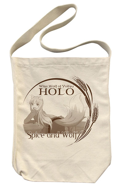 COSPA TV Anime "Spice and Wolf MERCHANT MEETS THE WISE WOLF" Holo Shoulder Tote Bag /NATURAL รูปภาพ 1