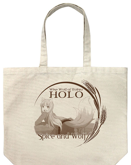 COSPA TV Anime "Spice and Wolf MERCHANT MEETS THE WISE WOLF" Holo Large Tote Bag /NATURAL รูปภาพ 1