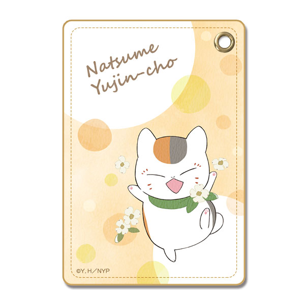 License Agent Natsume Yuujinchou Leather Pass Case Ver.3 Design 02 (Nyanko Sensei) รูปภาพ 1
