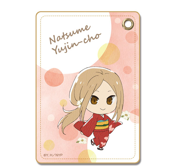 License Agent Natsume Yuujinchou Leather Pass Case Ver.3 Design 04 (Reiko Natsume) รูปภาพ 1