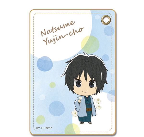 License Agent Natsume Yuujinchou Leather Pass Case Ver.3 Design 05 (Kaname Tanuma)