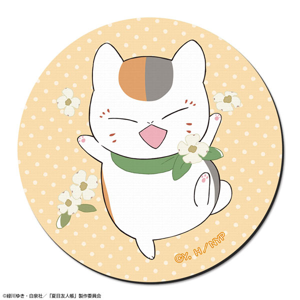 License Agent Natsume Yuujinchou Rubber Mouse Pad Ver.3 Design 02 (Nyanko Sensei / A)