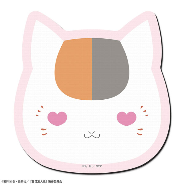 License Agent Natsume Yuujinchou Rubber Mouse Pad Ver.3 Design 04 (Nyanko Sensei /B)