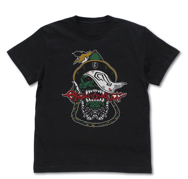 COSPA New Japan Pro-Wrestling Great-O-Khan Skull Logo T-shirt /BLACK-M รูปภาพ 1