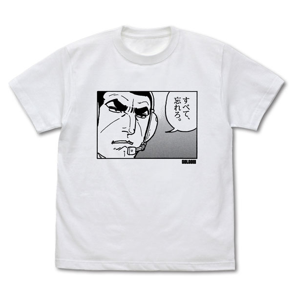 COSPA Golgo 13 Duke Togo "Forget everything." T-shirt /WHITE-M
