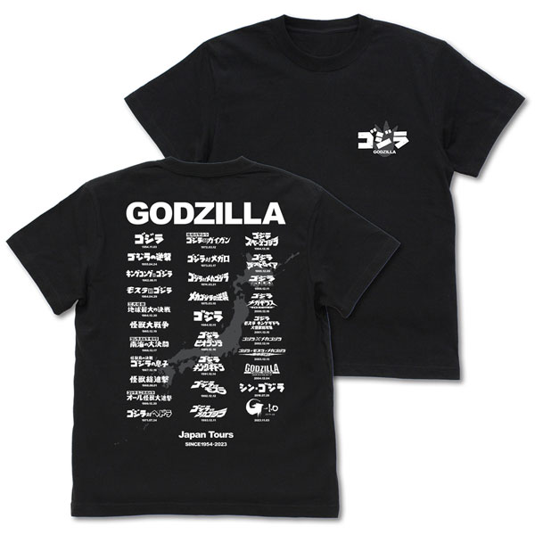 COSPA Godzilla Godzilla Tour T-shirt Ver.2.0/ BLACK-S gambar 1