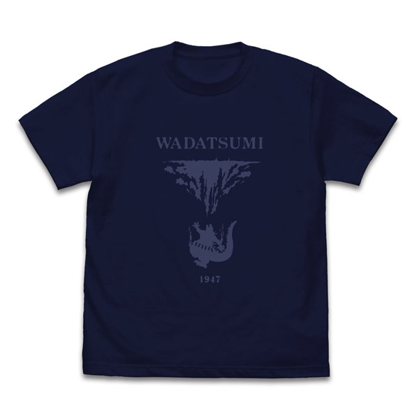 COSPA GODZILLA MINUS ONE Godzilla sinking to the bottom of the sea T-shirt /NAVY-S รูปภาพ 1