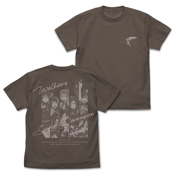 COSPA Macross Delta We're Walkure T-shirt /CHARCOAL-XL