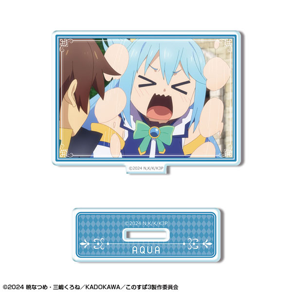 License Agent KonoSuba 3 Mini Acrylic Stand Design 04 (Aqua /C) image 1
