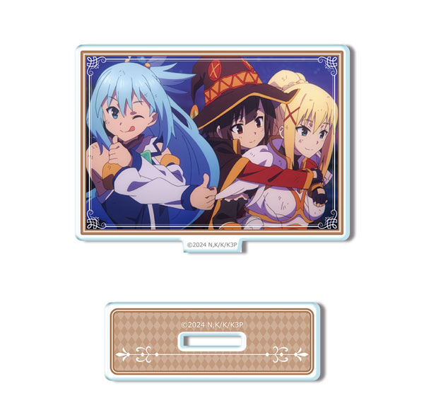 License Agent KonoSuba 3 Mini Acrylic Stand Design 13 (Aqua & Megumin & Darkness) รูปภาพ 1