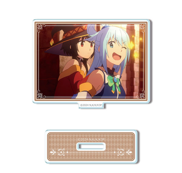 License Agent KonoSuba 3 Mini Acrylic Stand Design 14 (Aqua & Megumin) Bild 1
